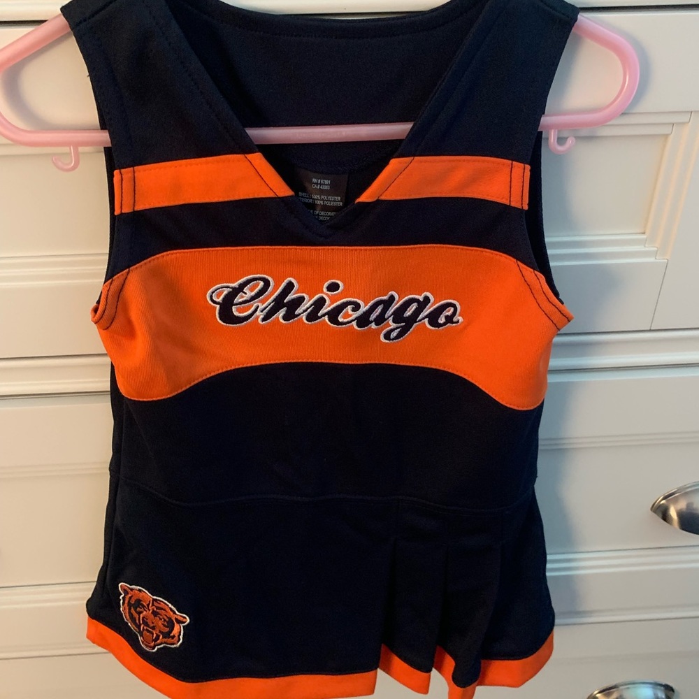 Chicago Bears cheerleader outfit. Size 24 months
